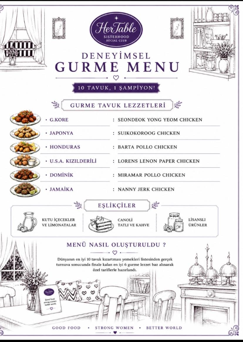 Her Table deneyimsel menü